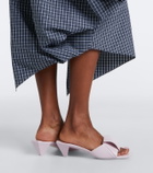 Loewe Origami leather mules