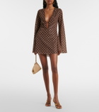 Oséree Lumière polka-dot minidress
