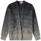 Isabel Marant Men's Danah Dip Dyed Mohair Cardigan in Grey