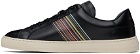Paul Smith Black Leather Hansen Sneakers
