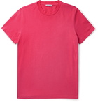 Moncler - Maglia Logo-Embroidered Cotton-Jersey T-Shirt - Pink