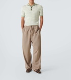 King & Tuckfield Wool polo sweater