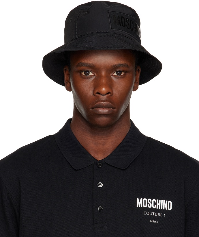 Photo: Moschino Black Technical Bucket Hat