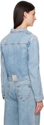 Lanvin Blue Short Denim Jacket