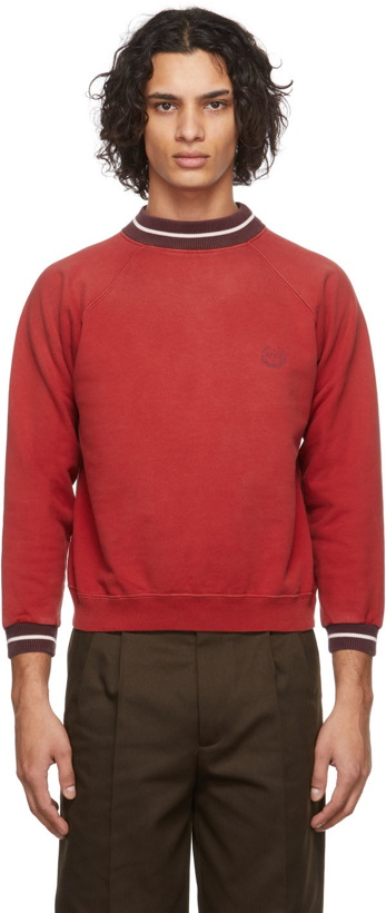 Photo: Maison Margiela Red Cotton Sweatshirt