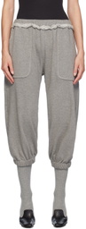 Edward Cuming Gray Kick-Me Sweatpants