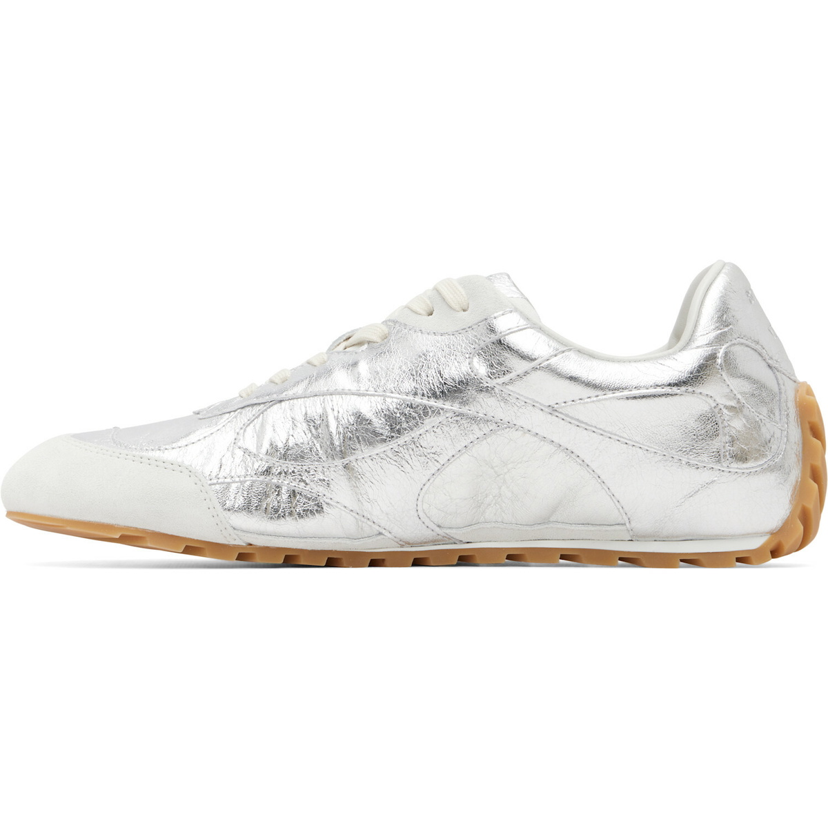 Bottega Veneta Silver Orbit Flash Sneakers