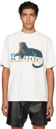 Rhude Off-White Leopard T-Shirt