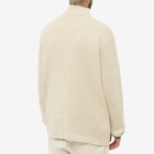 Fred Perry Authentic Men's Textured Funnel Neck Jumper in Oatmeal