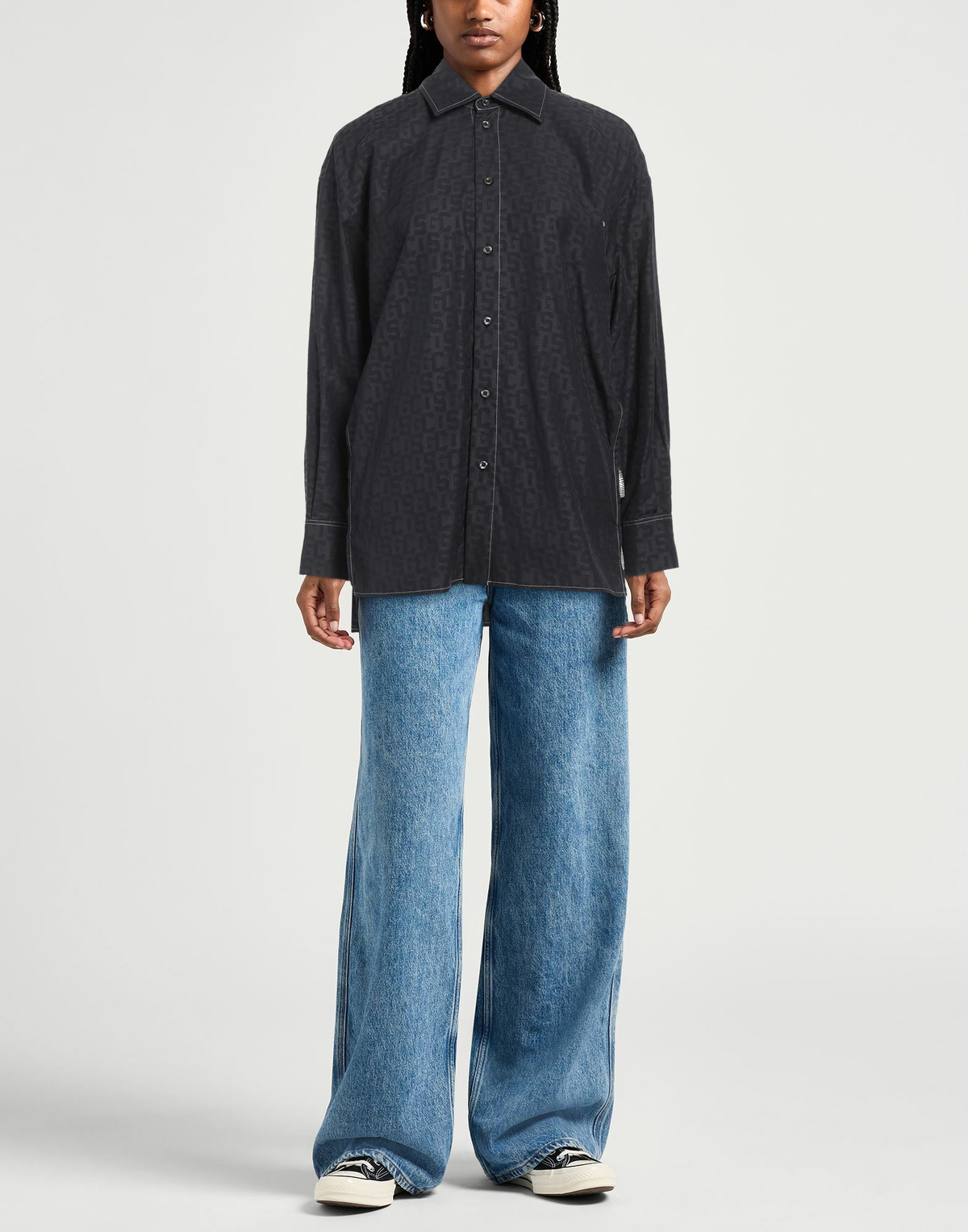 Gcds Womens Shirt in Black