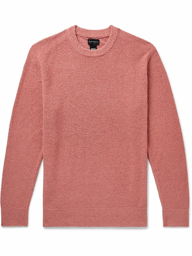 Photo: Club Monaco - Cotton-Blend Bouclé Sweater - Pink