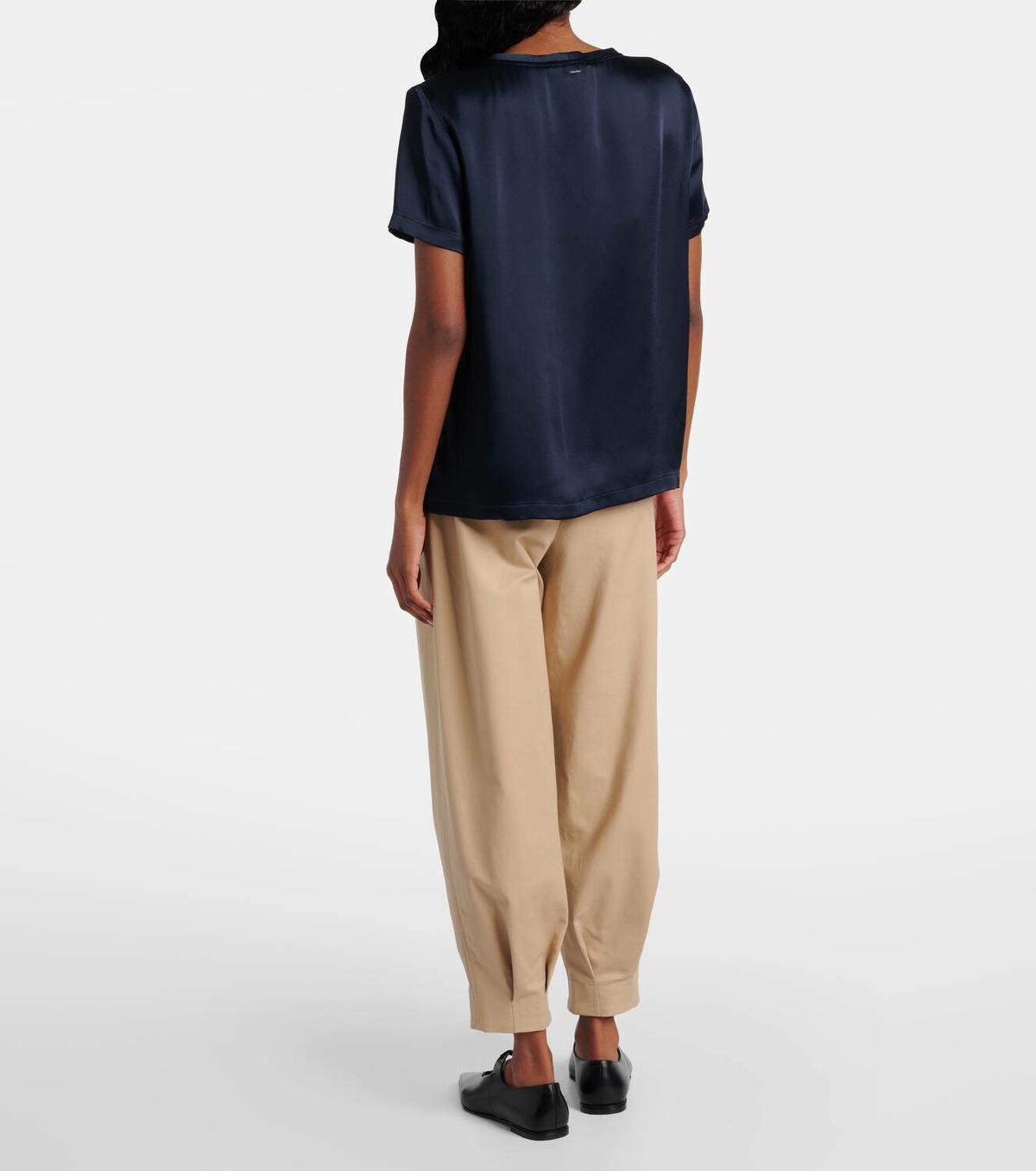 'S Max Mara Rebecca satin T-shirt