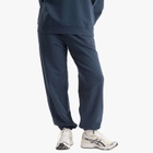 Anine Bing Women's Karter Framed Monogram Sweatpants in Washed Navy