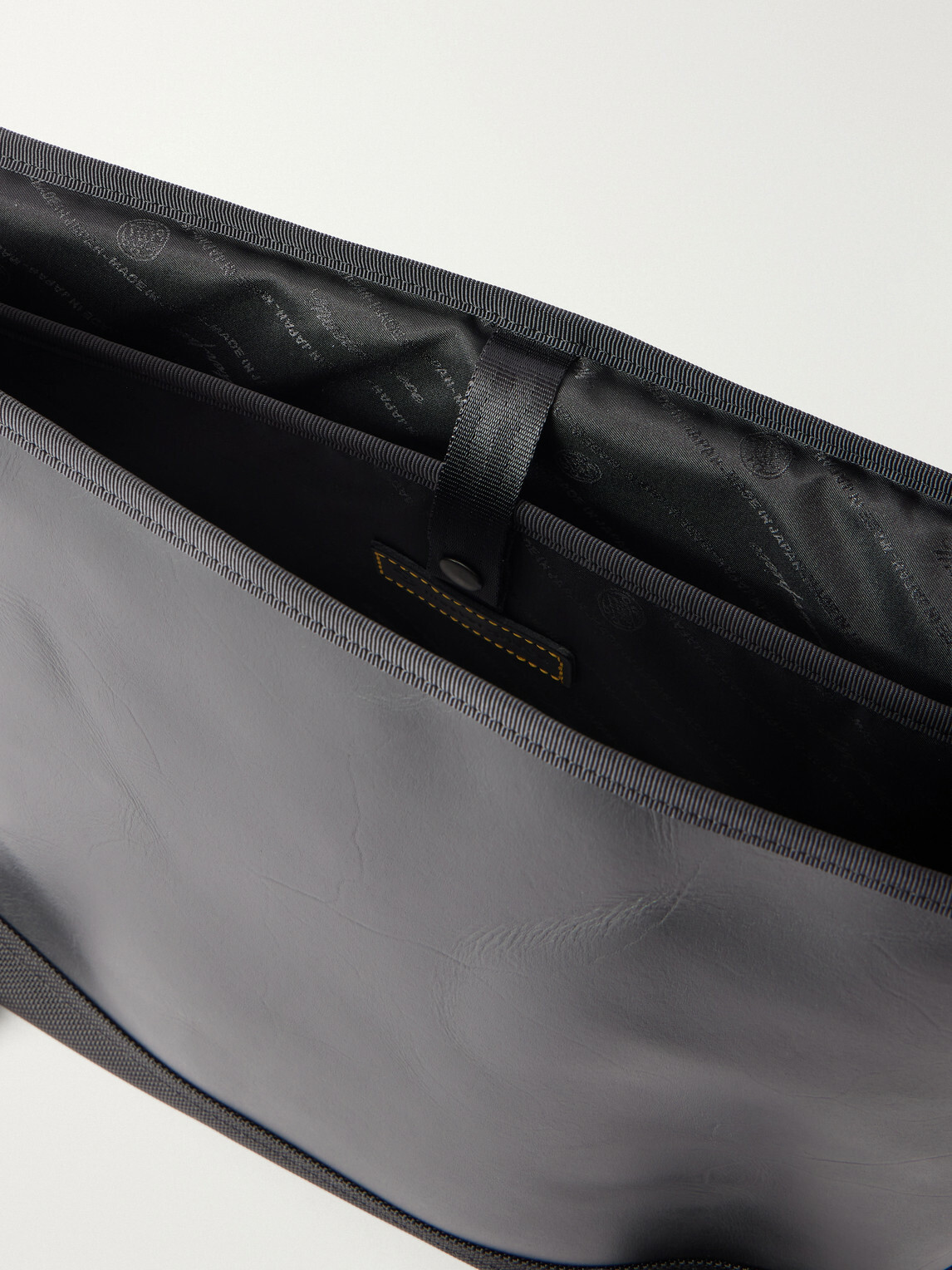 Master-Piece - Leather-Trimmed CORDURA® Canvas Messenger Bag