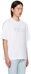 A.P.C. White Oversize Grand 'V.P.C.' T-Shirt