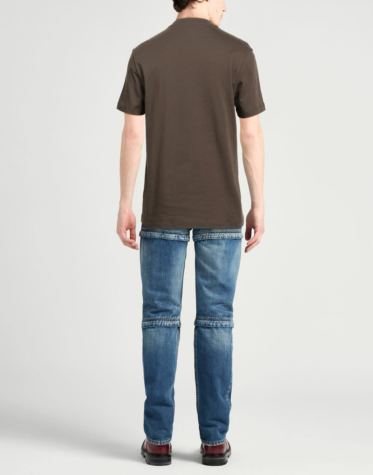 Versace Mens T-shirt Military in Green