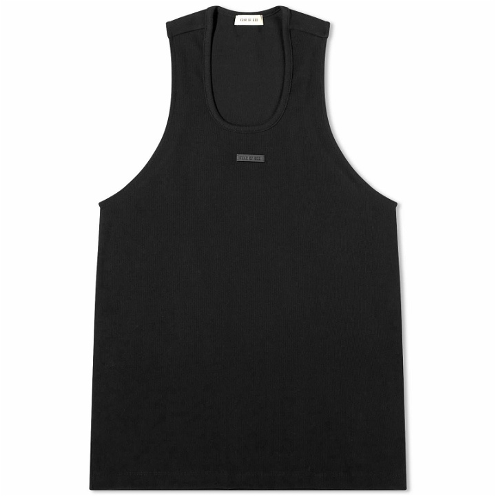 Photo: Fear of God Men's 8th Ribbed Tank in Black