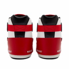 Moon Boot Women's Mid Sneaker Boots in White/Red/Black