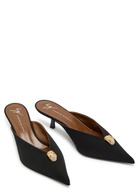 Giuseppe Zanotti Raquel 50 Crystal-embellished Woven Mules Black