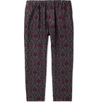 Undercover - Valentino Jacquard Trousers - Purple