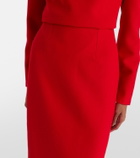 Roland Mouret Crêpe pencil skirt