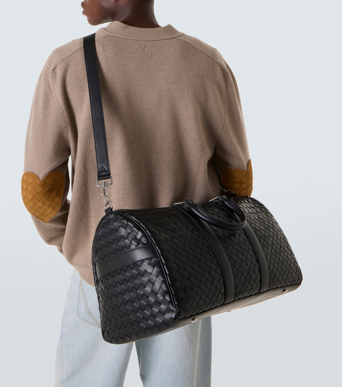 Bottega Veneta Intrecciato leather duffel bag
