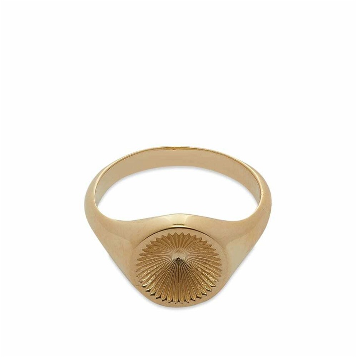 Photo: Miansai Men's Solar Signet Ring in Gold