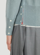 Four Bar Cardigan in Blue