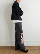 Cherry Los Angeles - Speed Series Parachute Wide-Leg Cotton-Jersey Sweatpants - Gray
