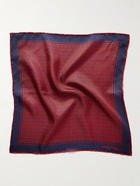 Salvatore Ferragamo - Printed Silk-Twill Pocket Square