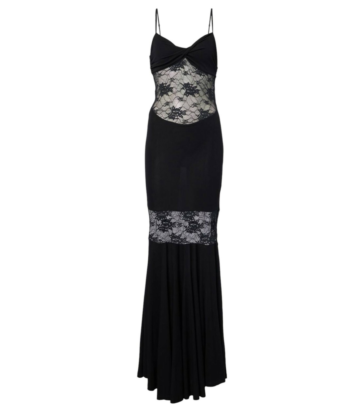 Nina Ricci High-neck wool-blend maxi gown Nina Ricci