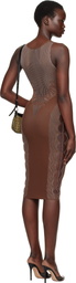 Poster Girl Brown Juliet Minidress