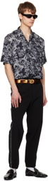 Versace Bronze Medusa Biggie Belt