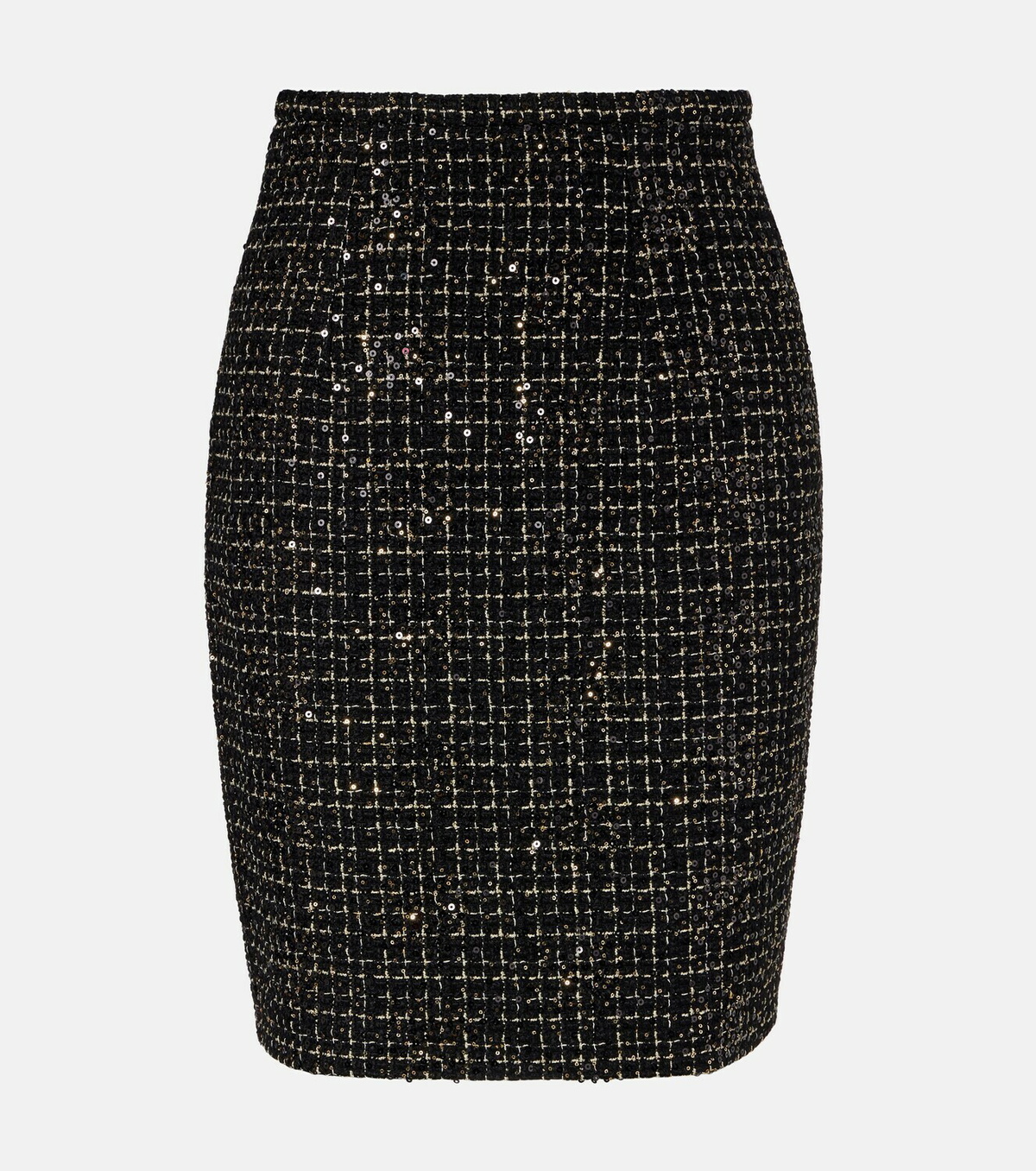 Safiyaa Ayaka sequined tweed pencil skirt