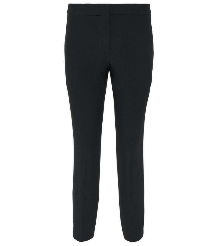 Photo: Alexander McQueen High-rise crêpe straight pants