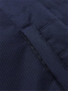 Incotex - Quilted Padded Tech-Mesh Gilet - Blue