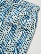 Atalaye - Baleak Mid-Length Printed Recycled Swim Shorts - Blue
