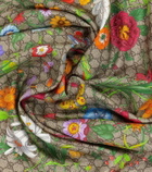 Gucci - GG Flora silk scarf