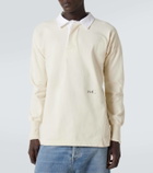 Maison Margiela Logo cotton jersey polo shirt