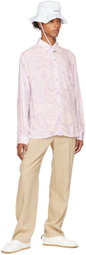 Jacquemus Purple Le Papier 'La Chemise Mazzolu' Shirt