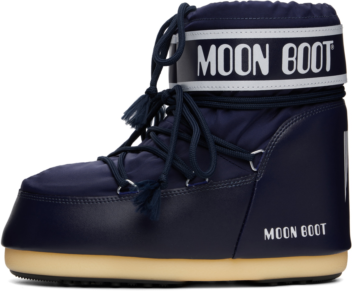 Moon Boot Navy Icon Low Nylon Boots