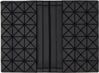 BAO BAO ISSEY MIYAKE Black Oyster Card Holder