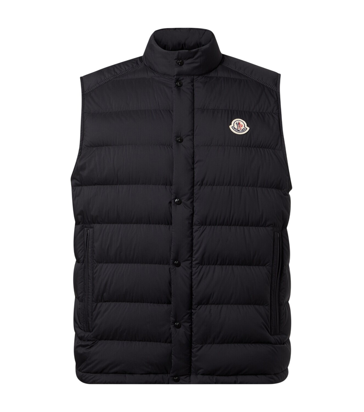 Moncler - Tibb Logo-Appliquéd Quilted Shell Down Gilet - Black Moncler