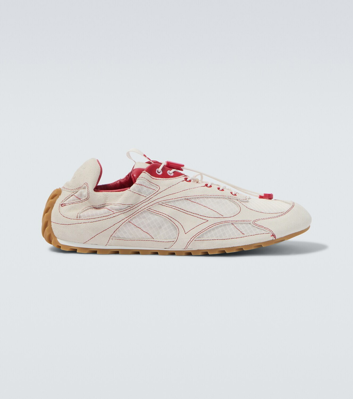 Bottega Veneta Orbit suede-trimmed sneakers