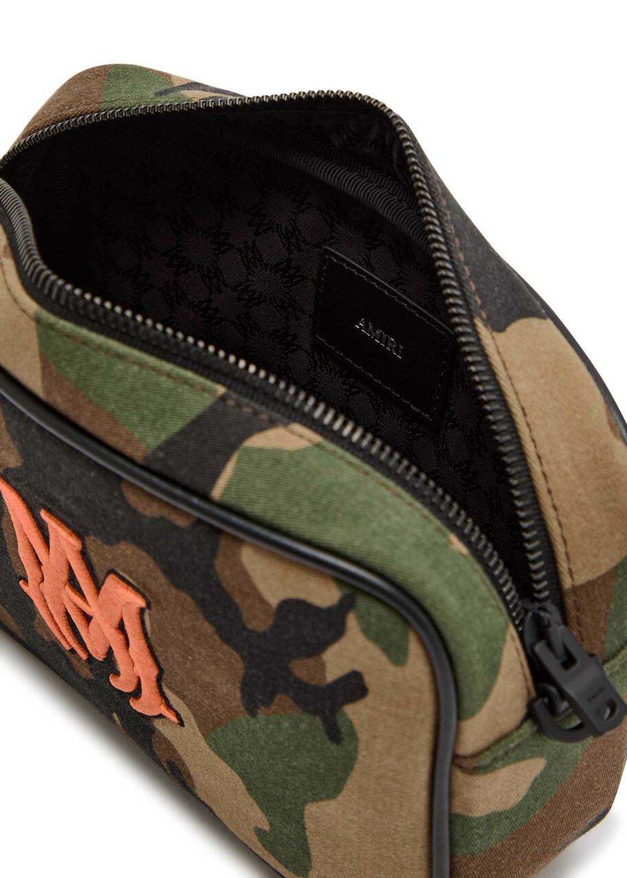 Amiri MA Camouflage Twill Camera Cross-body bag - Olive - One Size