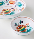 Cabana Lia floral ceramic serving bowl