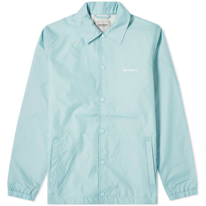 Photo: Carhartt Script Coach Jacket Soft Aloe