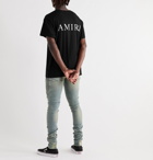 AMIRI - Logo-Print Cotton-Jersey T-Shirt - Black