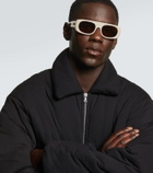 Fendi Signature oval sunglasses