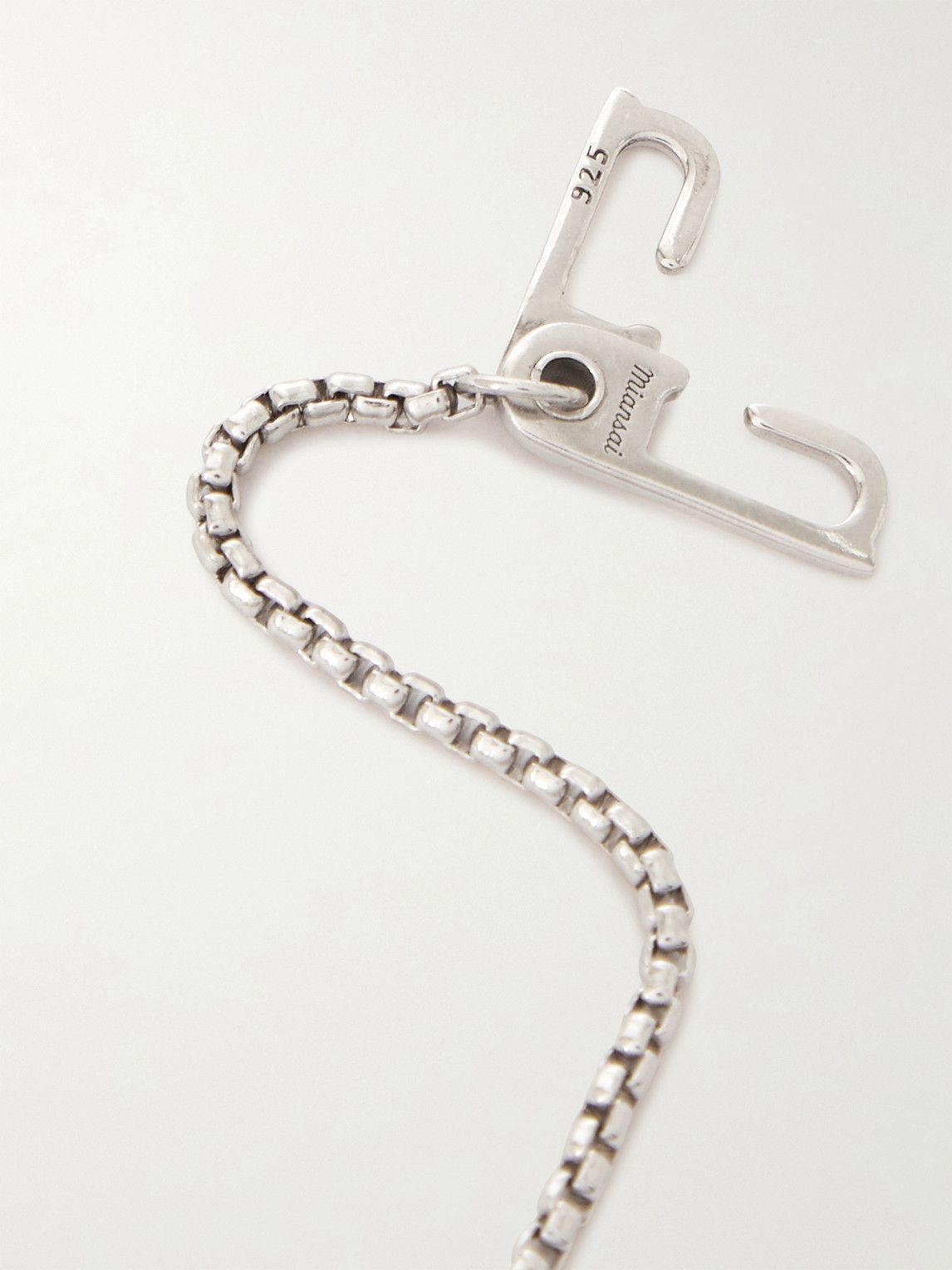 Annex Cuban Chain Bracelet I, Sterling Silver, Oxidized, Annex